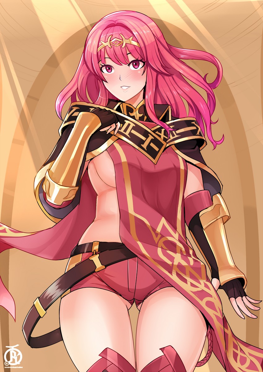 celica (fire emblem and 1 more) drawn by revolverwing