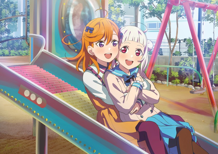 shibuya kanon and arashi chisato (love live! and 1 more) drawn by aozora_aoi