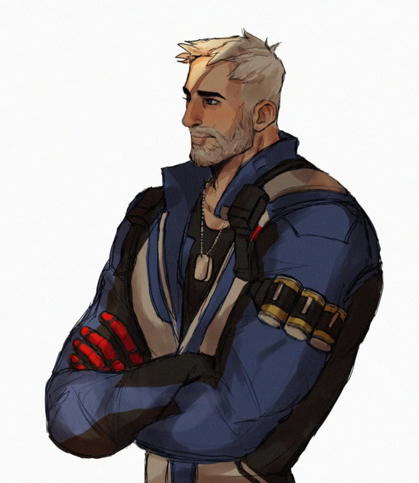 soldier: 76 (overwatch and 1 more) drawn by kirsch_(kirschetc)