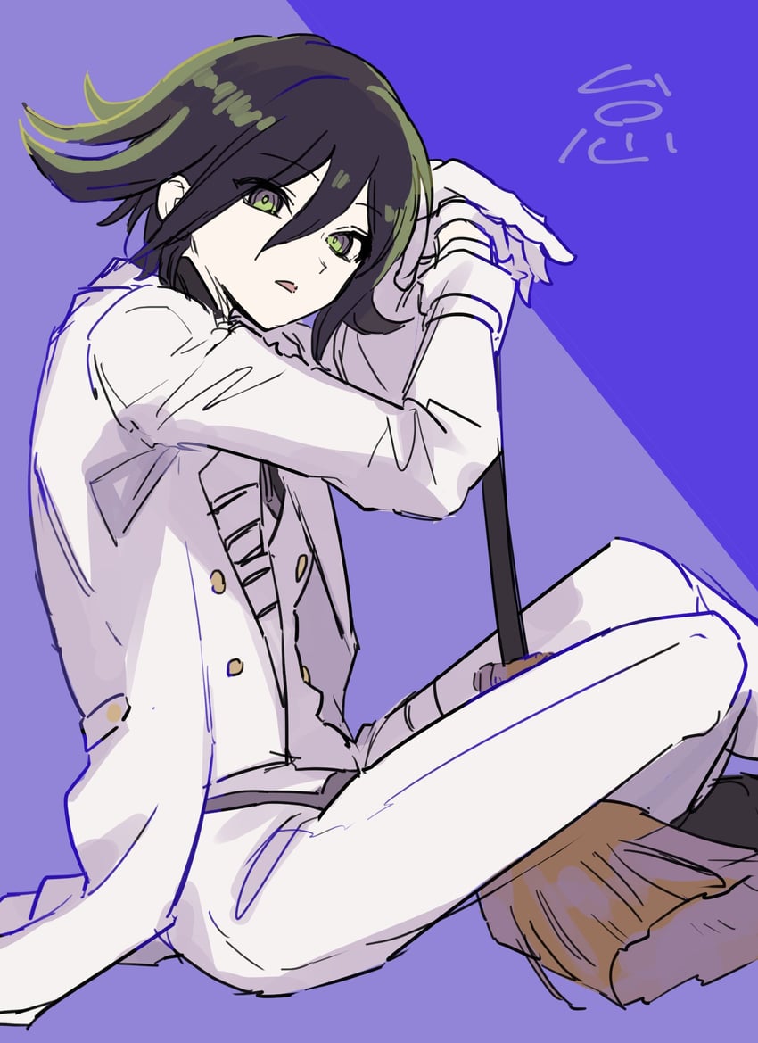 oma kokichi (danganronpa and 1 more) drawn by sanmian_(chidarakeno)