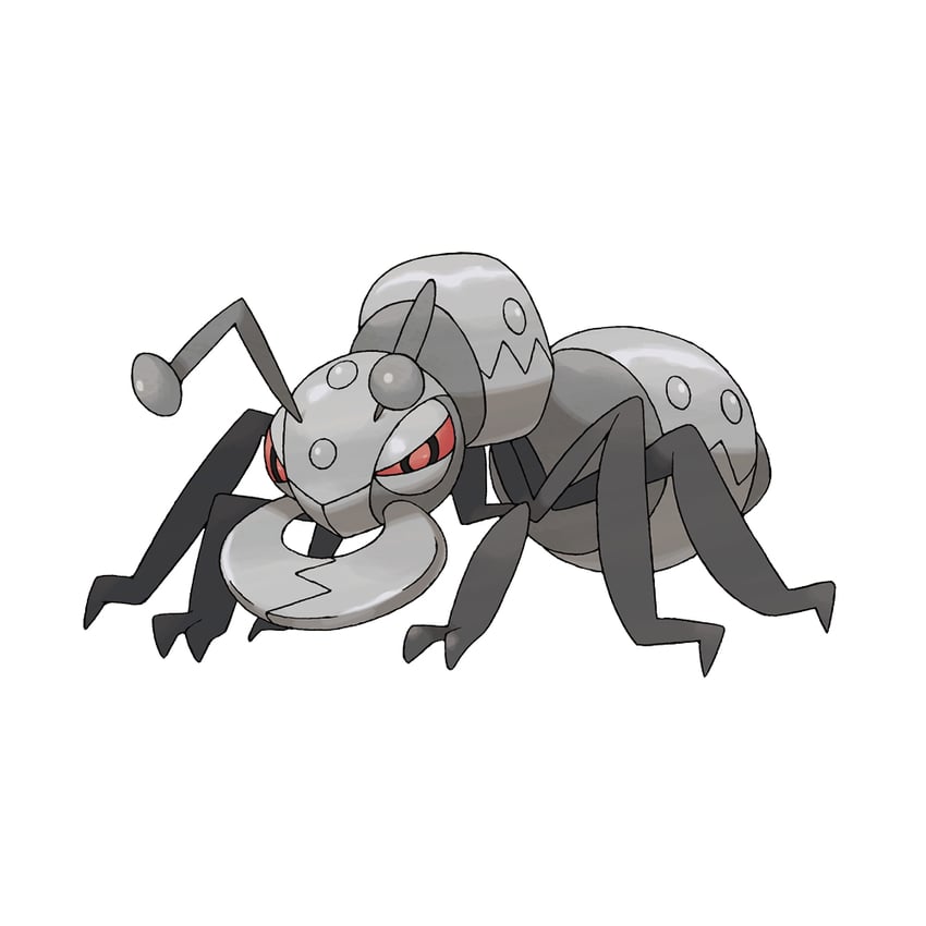 durant (pokemon and 1 more) drawn by sugimori_ken