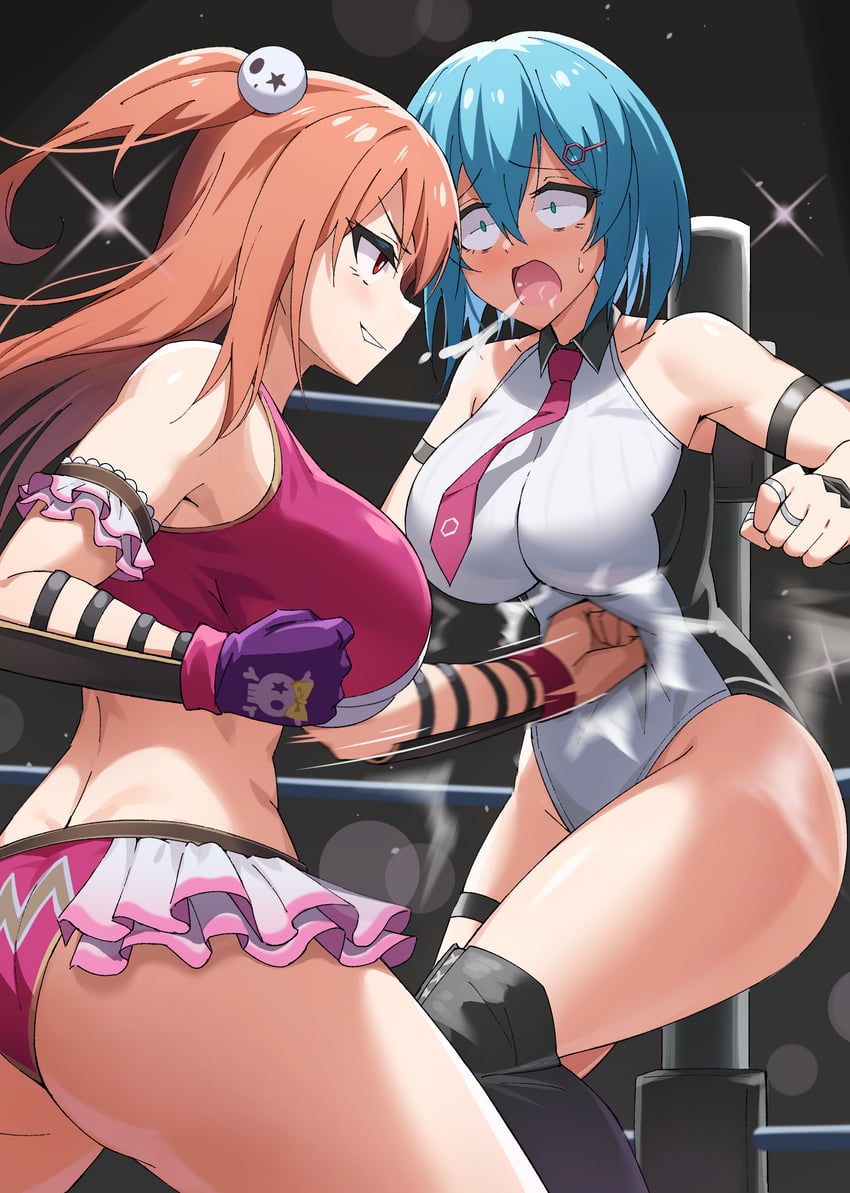 honoka and nico (dead or alive) drawn by holiday_(pangjelly)