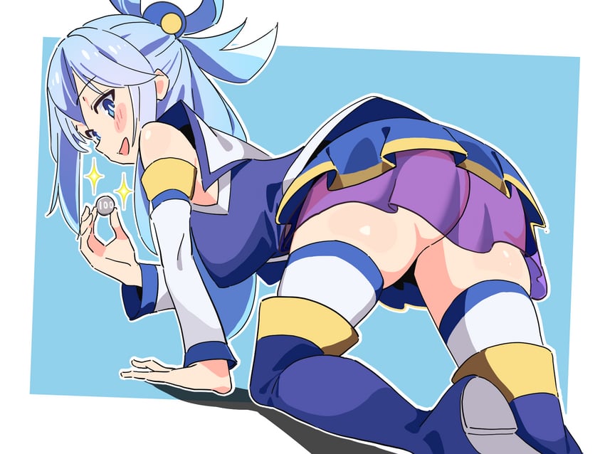 aqua (kono subarashii sekai ni shukufuku wo!) drawn by noyama_takenoko