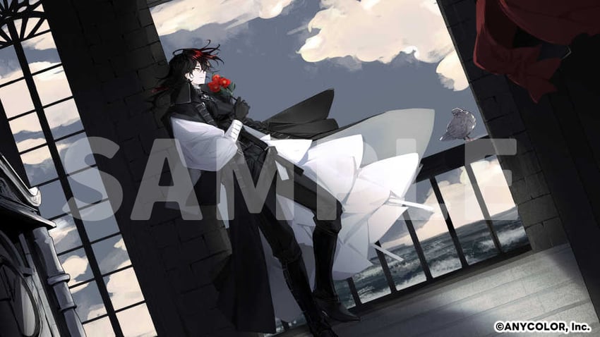 vox akuma (nijisanji and 1 more) drawn by marikin021