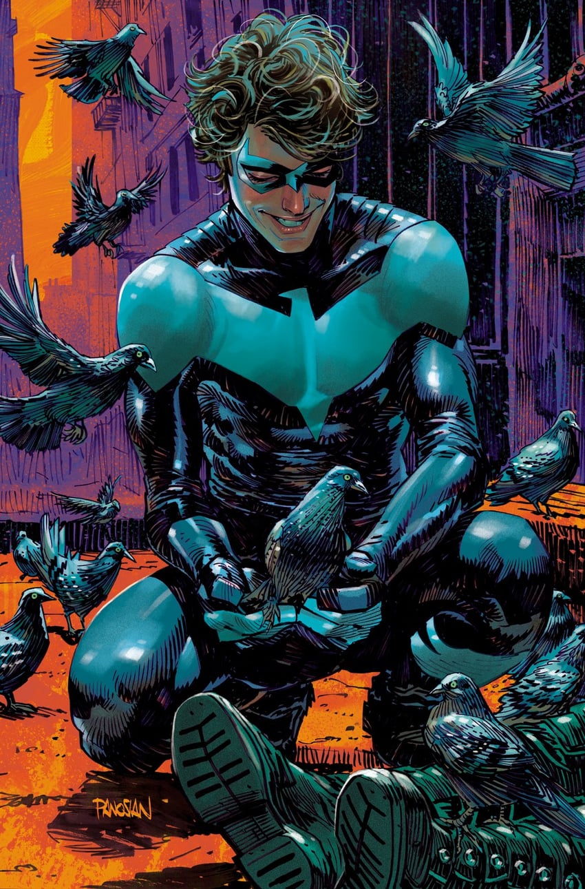 dick grayson and nightwing (dc comics and 1 more) drawn by dan_panosian