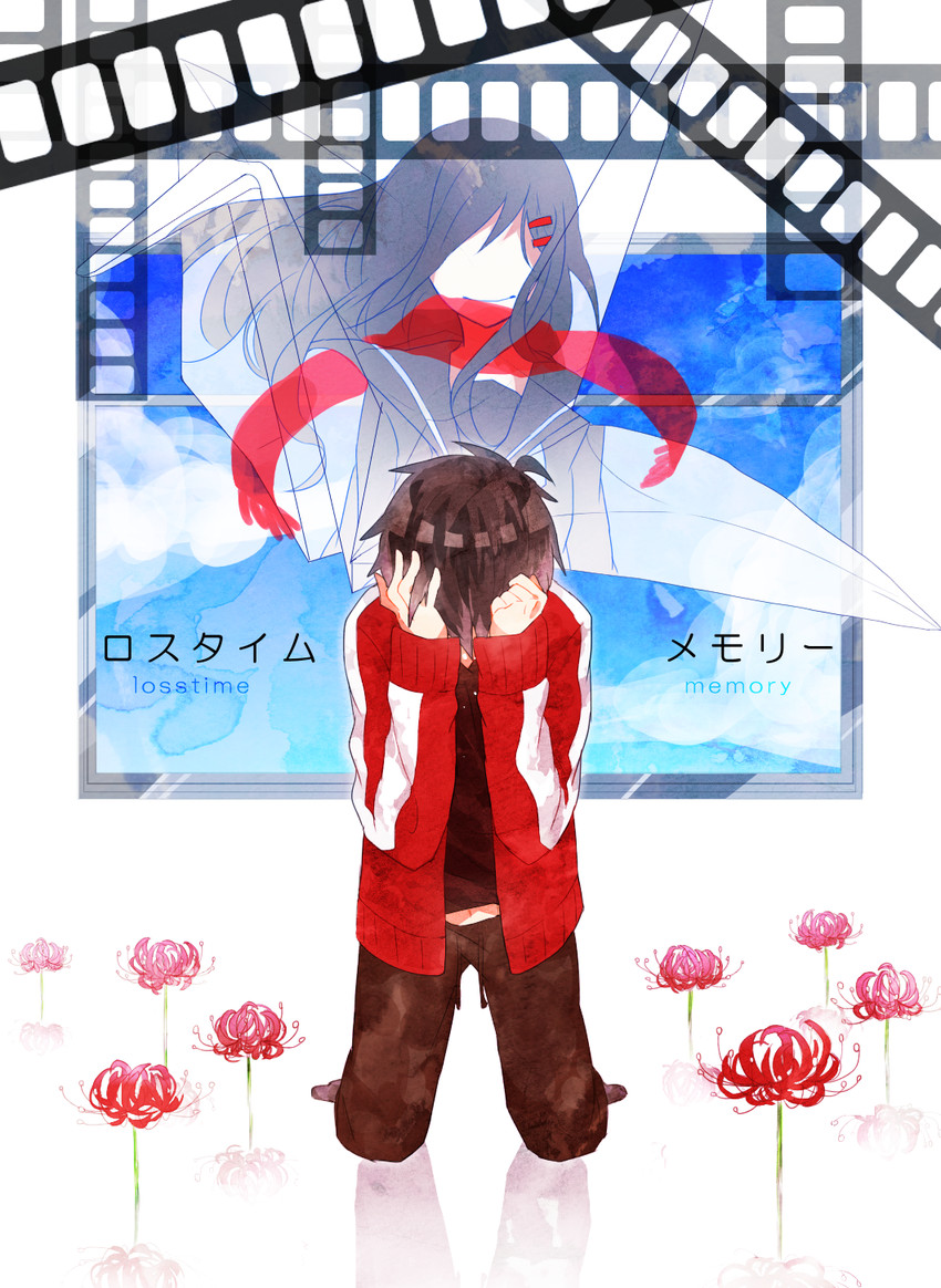 tateyama ayano and kisaragi shintarou (kagerou project and 1 more) drawn by pecchii