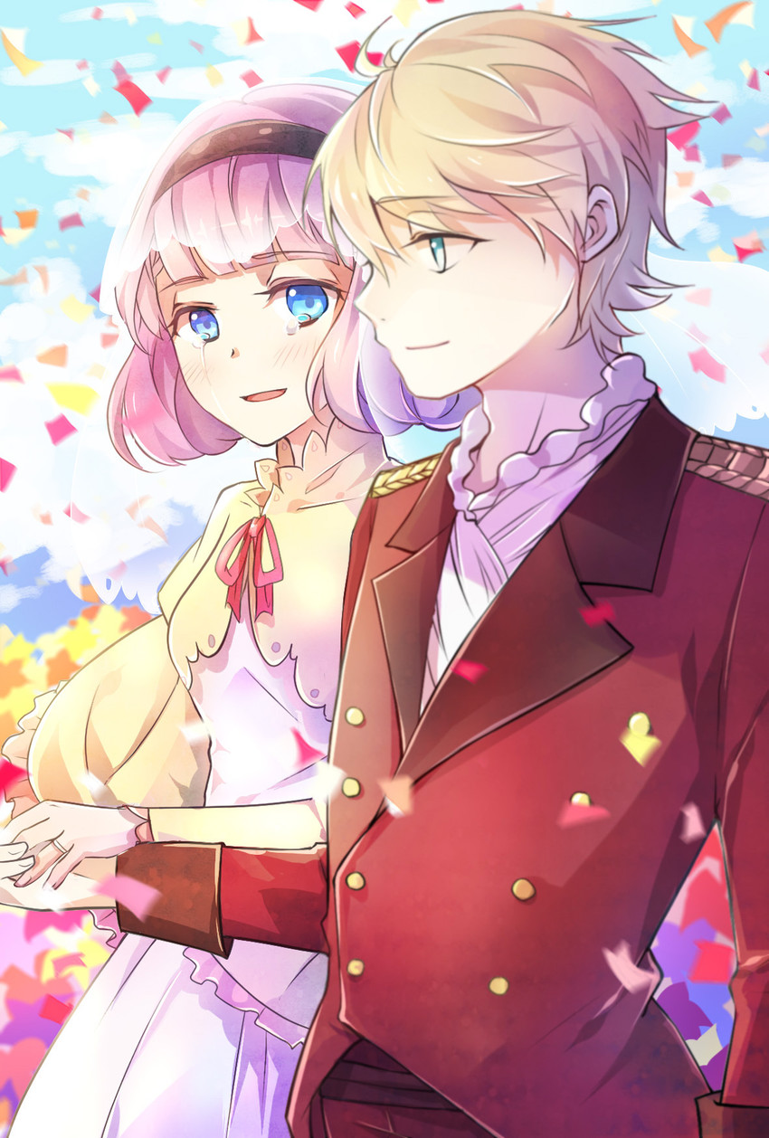 slaine troyard and lemrina vers envers (aldnoah.zero) drawn by nauxii