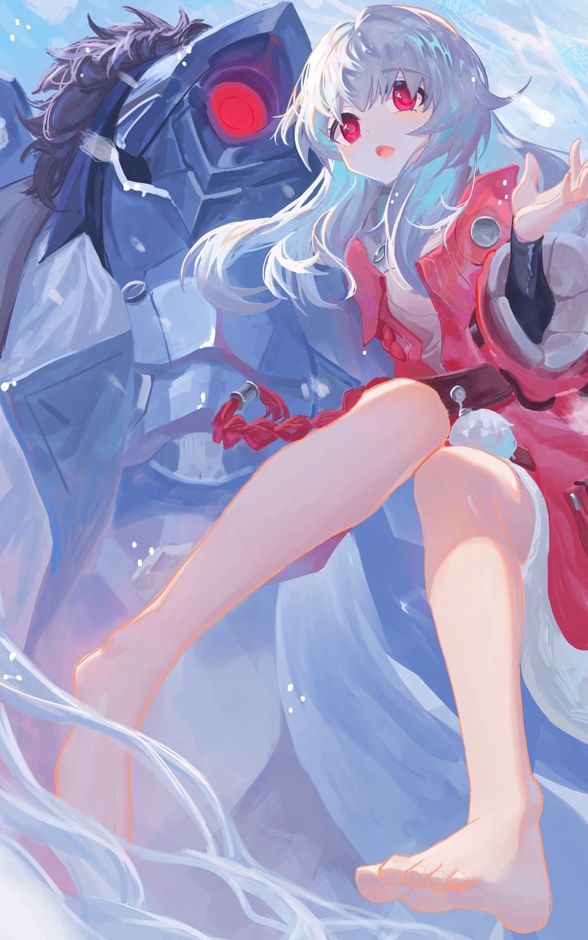 clara and svarog (honkai and 1 more) drawn by ink_zi_mo