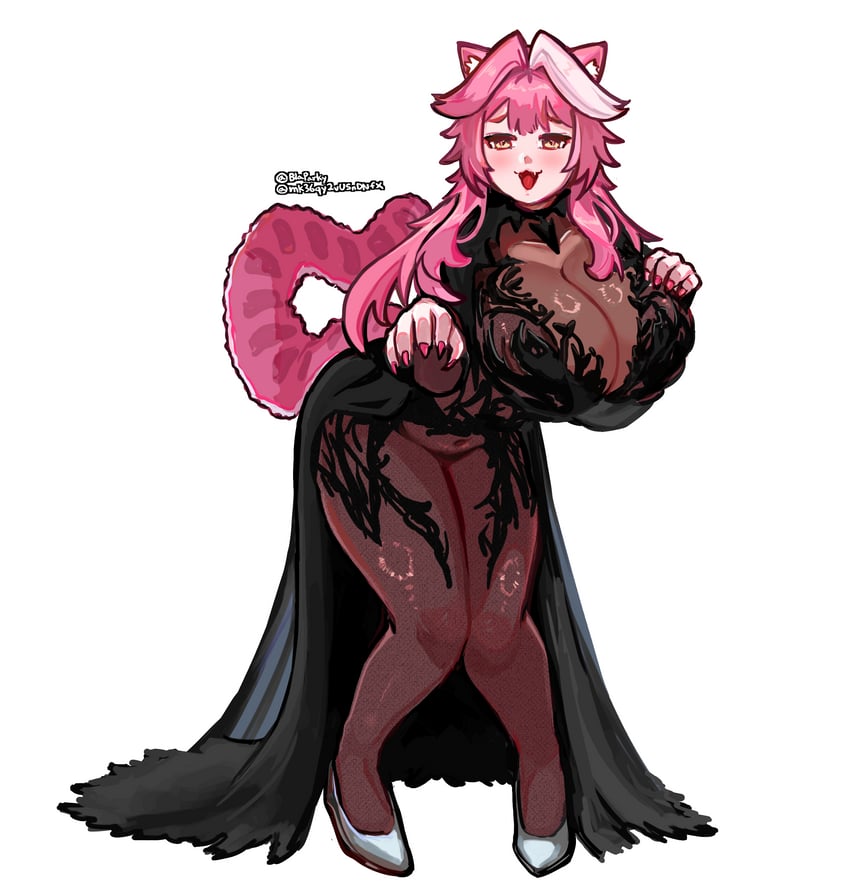 raora panthera (hololive and 1 more) drawn by blaparky