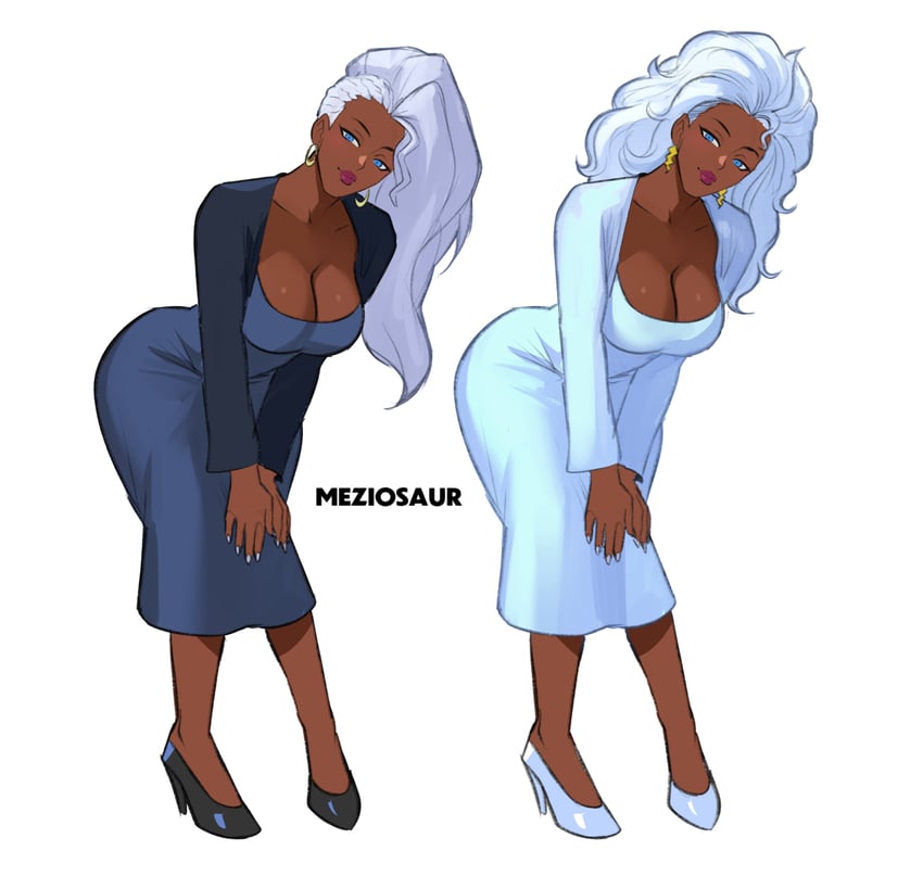 storm (marvel and 2 more) drawn by meziosaur