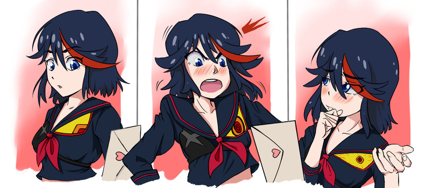 matoi ryuuko and senketsu (kill la kill) drawn by drawfag