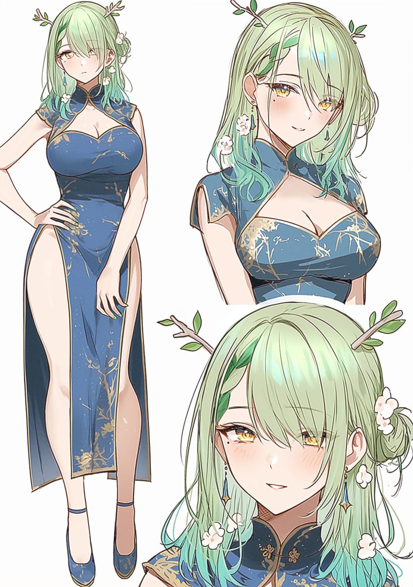 ceres fauna (hololive and 1 more) drawn by bubu2kufo