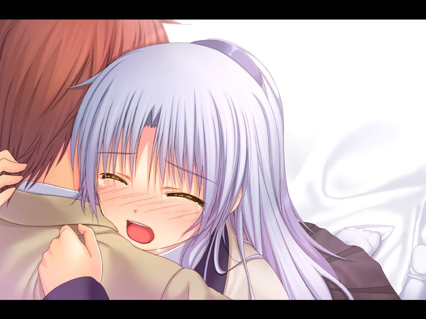tachibana kanade and otonashi yuzuru (angel beats!) drawn by chobipero