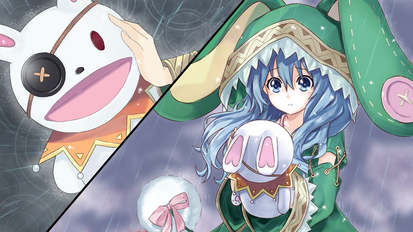 himekawa yoshino and yoshinon (date a live) drawn by kyuu-san_(17826855707)