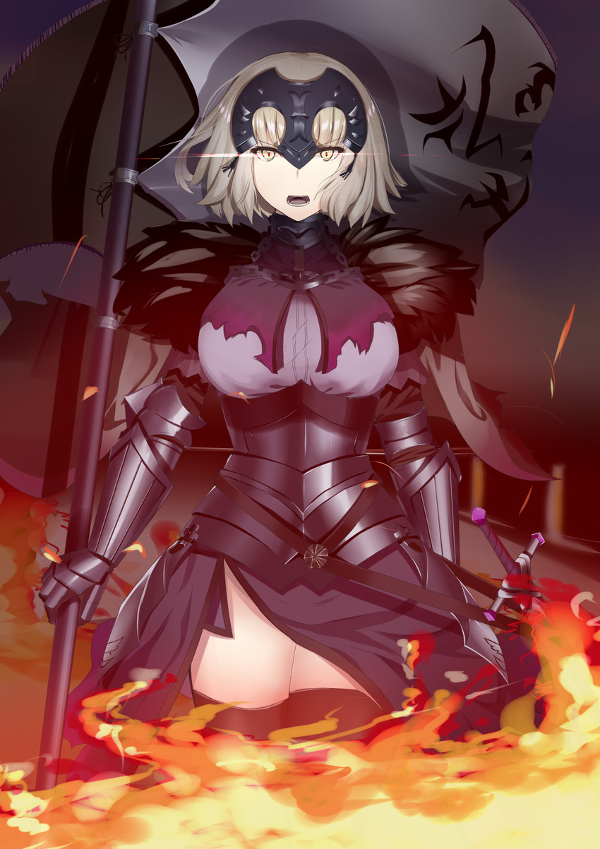 jeanne d'arc alter (fate and 1 more) drawn by ninoude_(ninoude44)