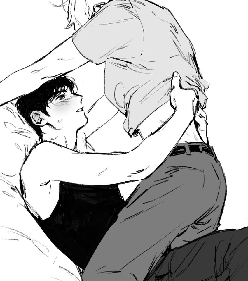 sung han-bin and zhang hao (real life and 1 more) drawn by haotmeal