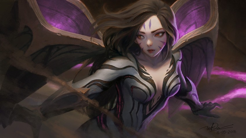 kai'sa (league of legends) drawn by dao_trong_le