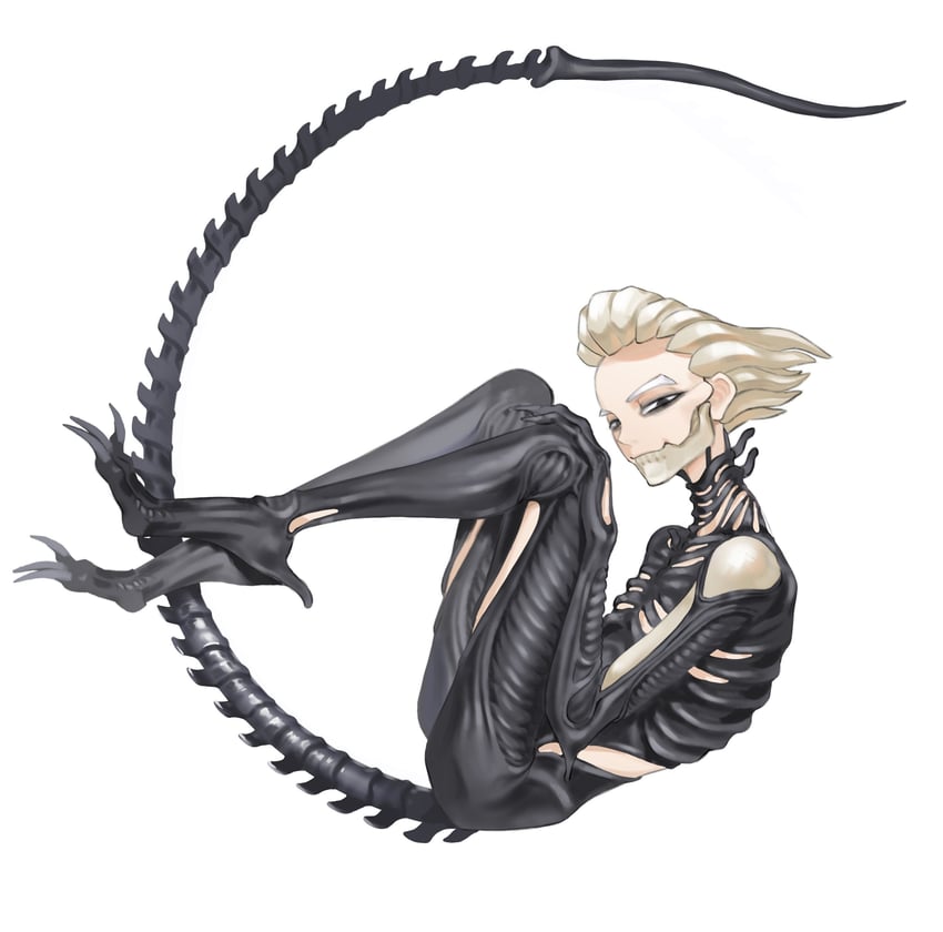 xenomorph and xeno (dr. stone and 1 more) drawn by rocketpunch