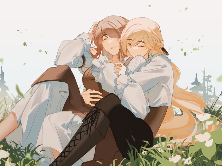 rita rossweisse and durandal (honkai and 1 more) drawn by ylceon