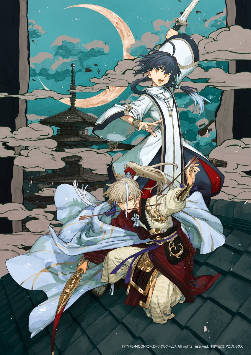 yamato takeru and archer (fate and 2 more) drawn by wataru_rei