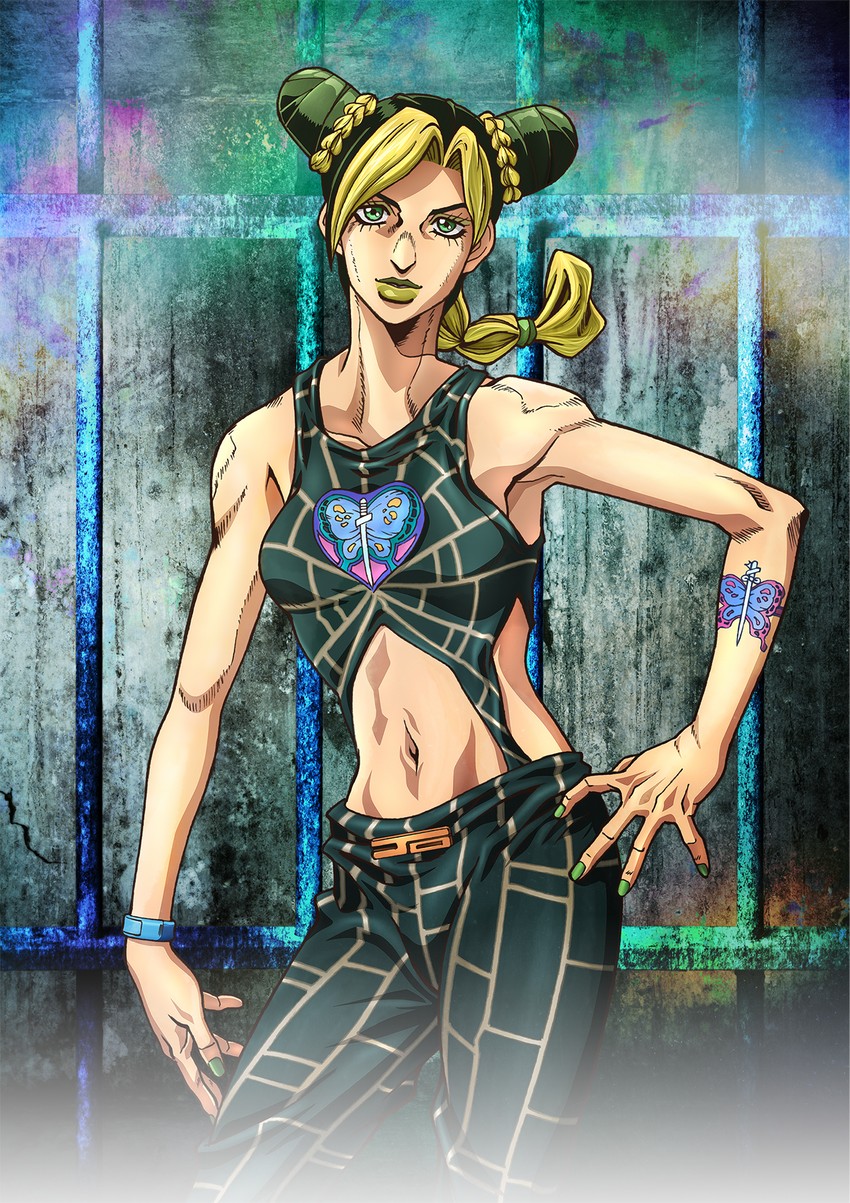 kujo jolyne (jojo no kimyou na bouken and 1 more)