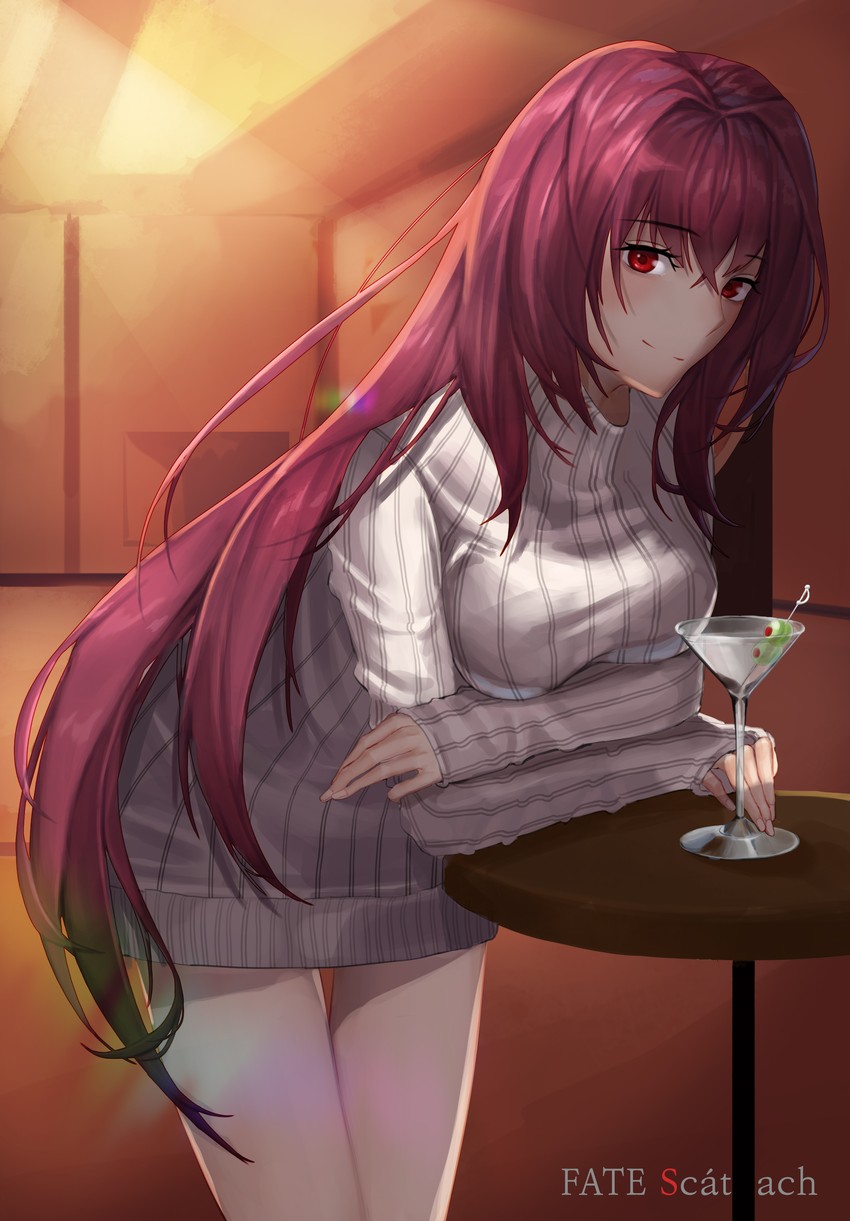 scathach (fate and 1 more) drawn by enue_(makar1995)