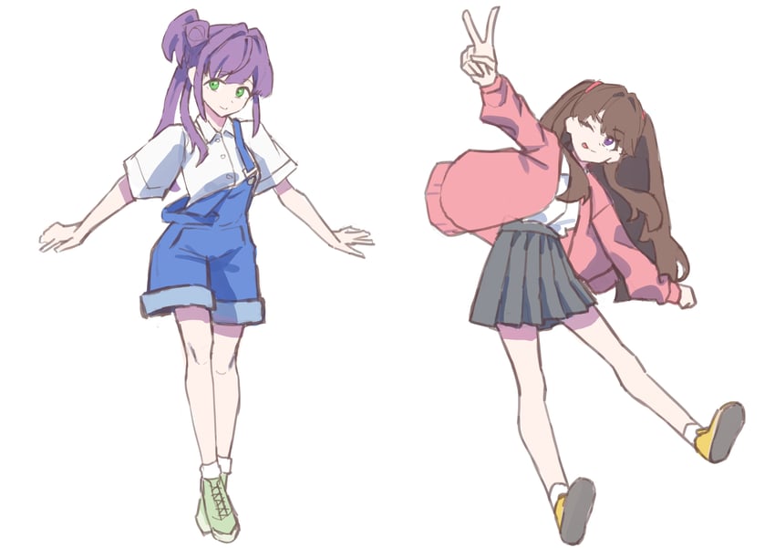 fujishima megumi and otomune kozue (love live! and 1 more) drawn by sunkeun