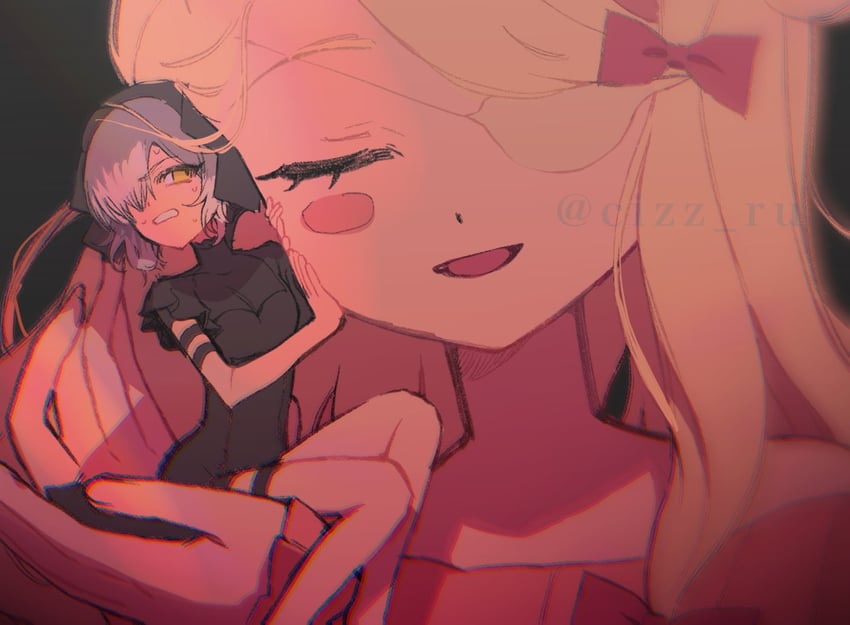 shadowgale and pfle (mahou shoujo ikusei keikaku and 1 more) drawn by chizuru_(cizz_ru)