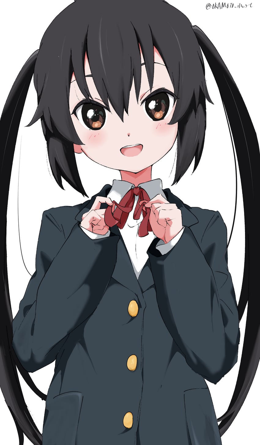 nakano azusa (k-on!) drawn by white_gorilla_(okamoto)