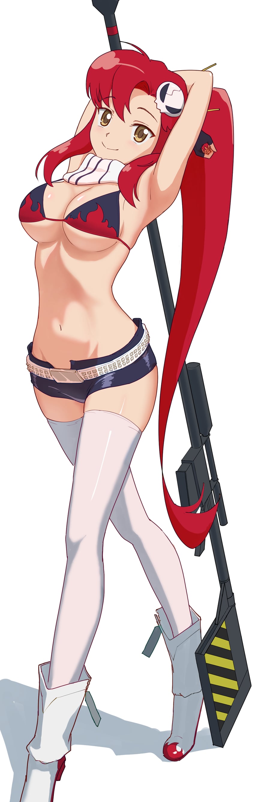 yoko littner (tengen toppa gurren lagann) drawn by lay_(kuronti)