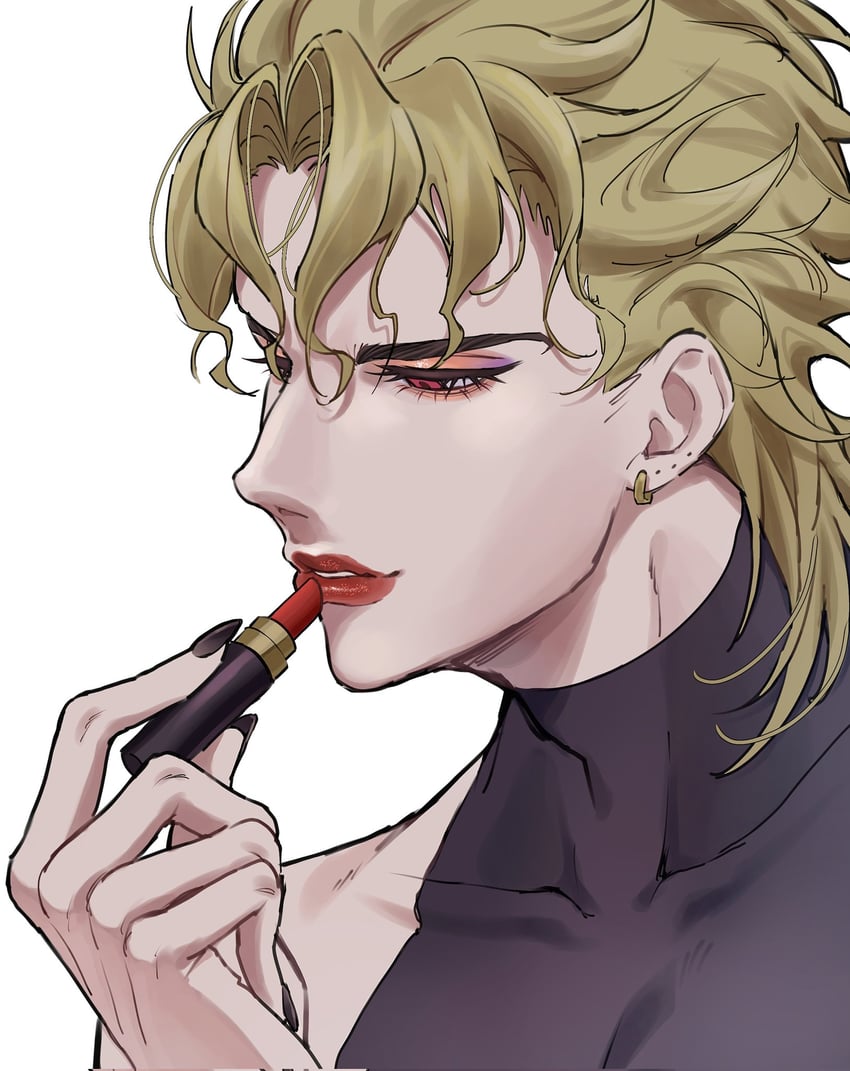 dio brando (jojo no kimyou na bouken and 1 more) drawn by jojo_yumo