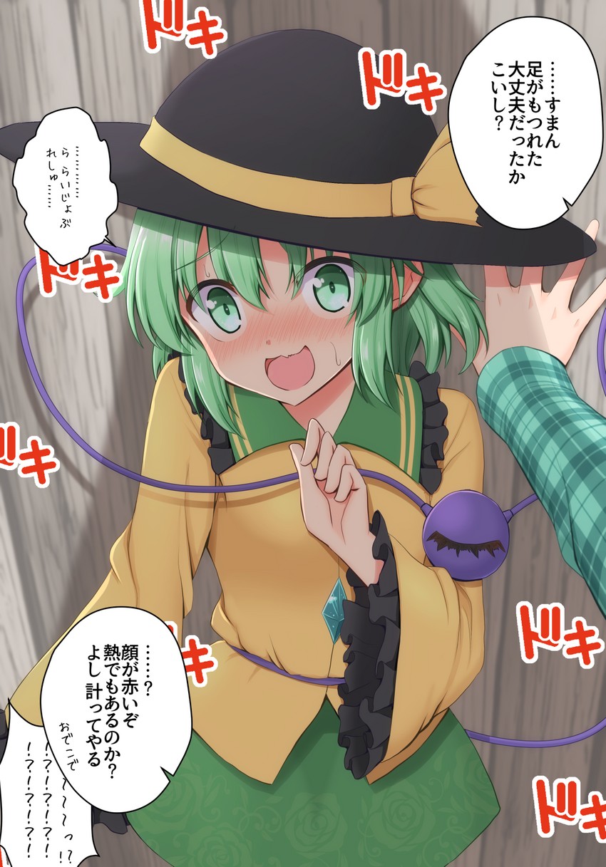 komeiji koishi and hata no kokoro (touhou) drawn by teoi_(good_chaos)