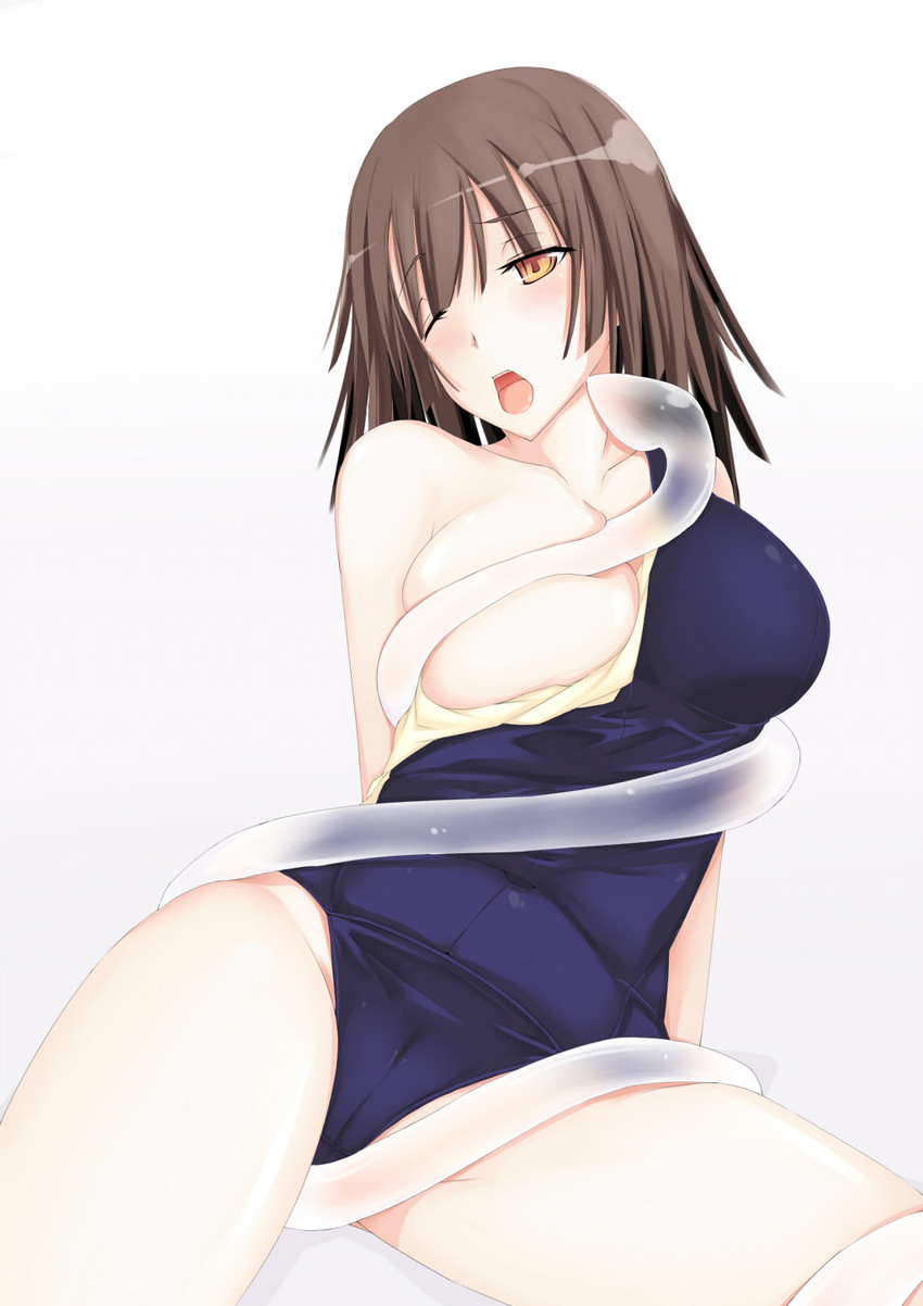 sengoku nadeko (monogatari and 1 more) drawn by dean_(momodean)