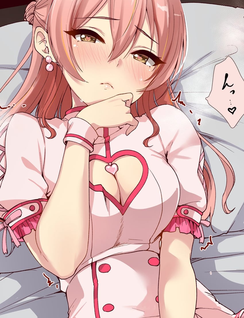 jougasaki mika (idolmaster and 1 more) drawn by murabito_c