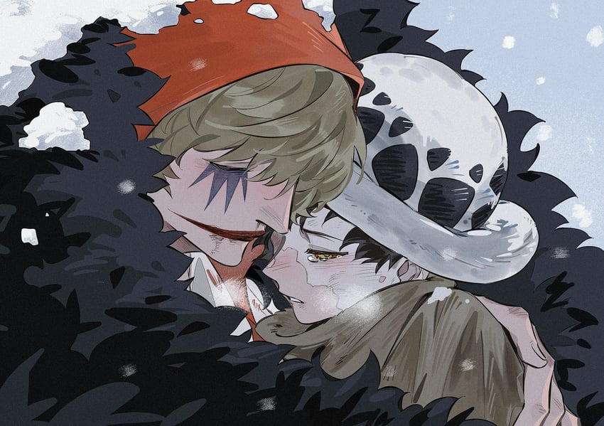 trafalgar law and donquixote rocinante (one piece) drawn by jo_jun
