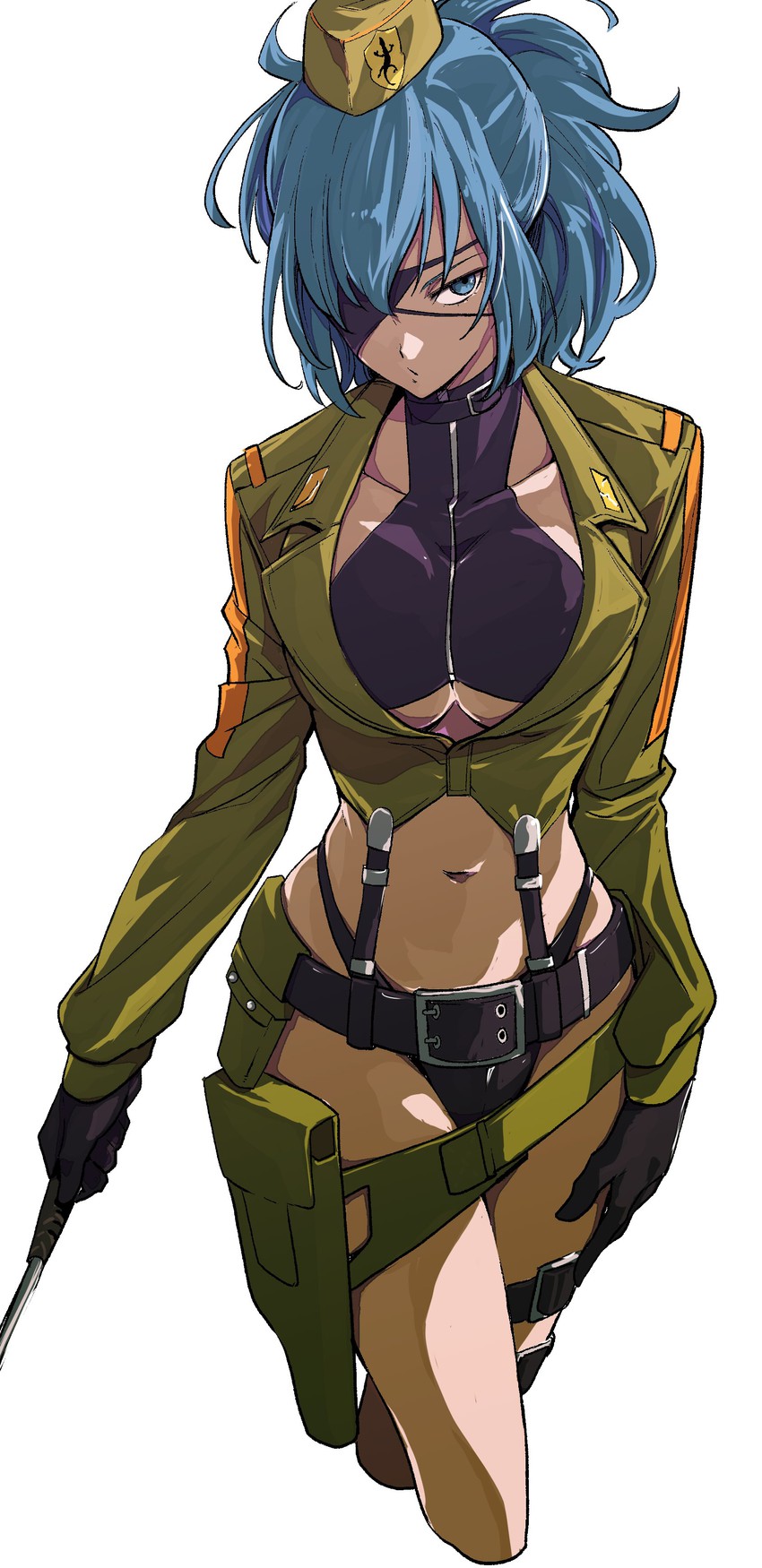 leona heidern (the king of fighters and 1 more) drawn by galbi_(iouytuuyio)