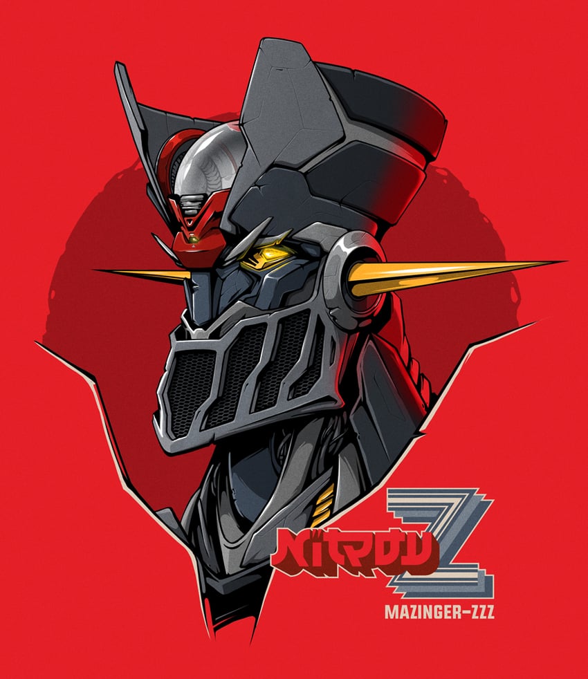 mazinger z (mazinger and 1 more) drawn by nitrouzzz