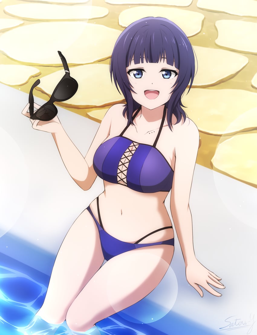 asaka karin (love live! and 1 more) drawn by satou_yuzuki