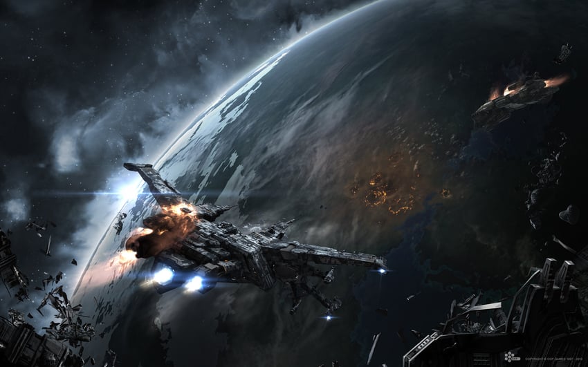 eve online drawn by birgirpall