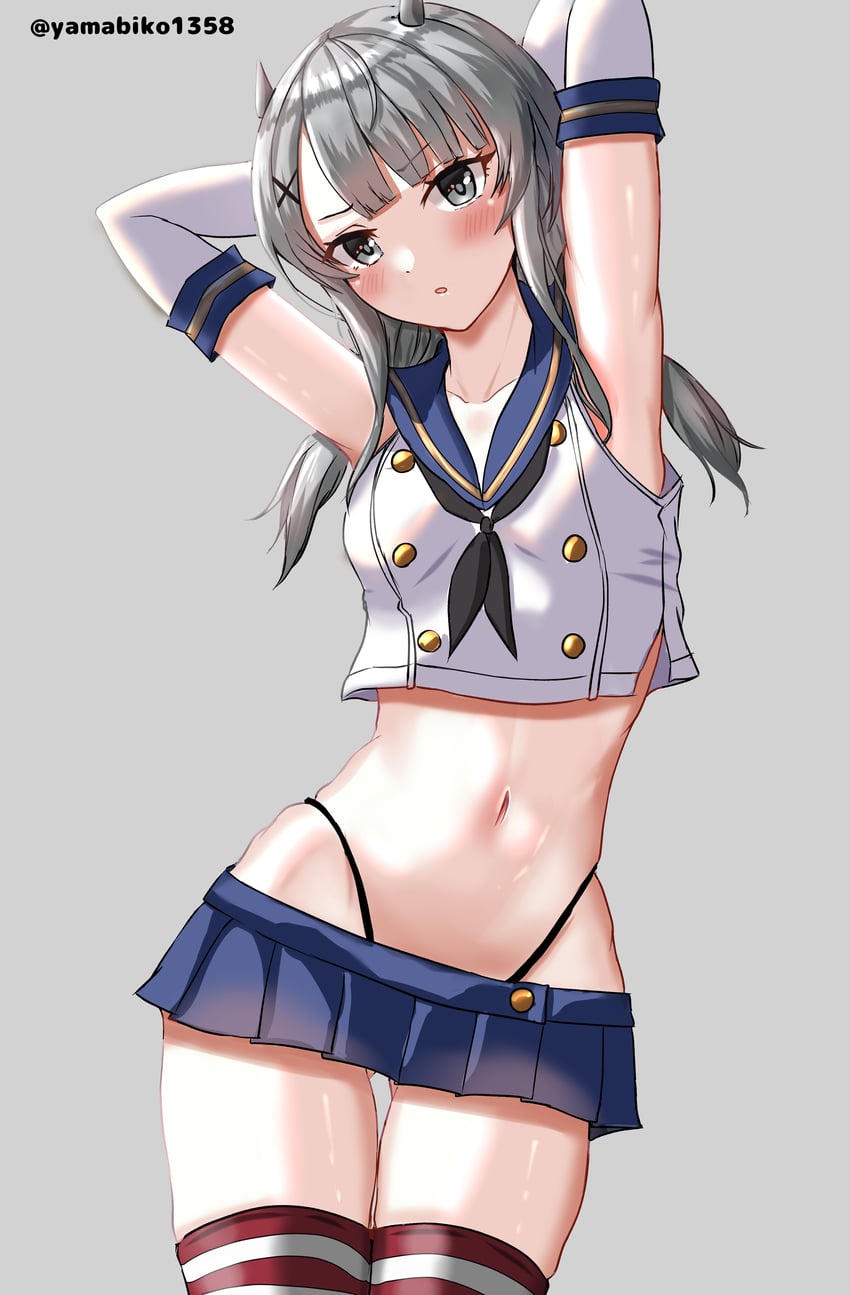 shimakaze and i-201 (kantai collection) drawn by mizuki_(uzuki_no_sato)