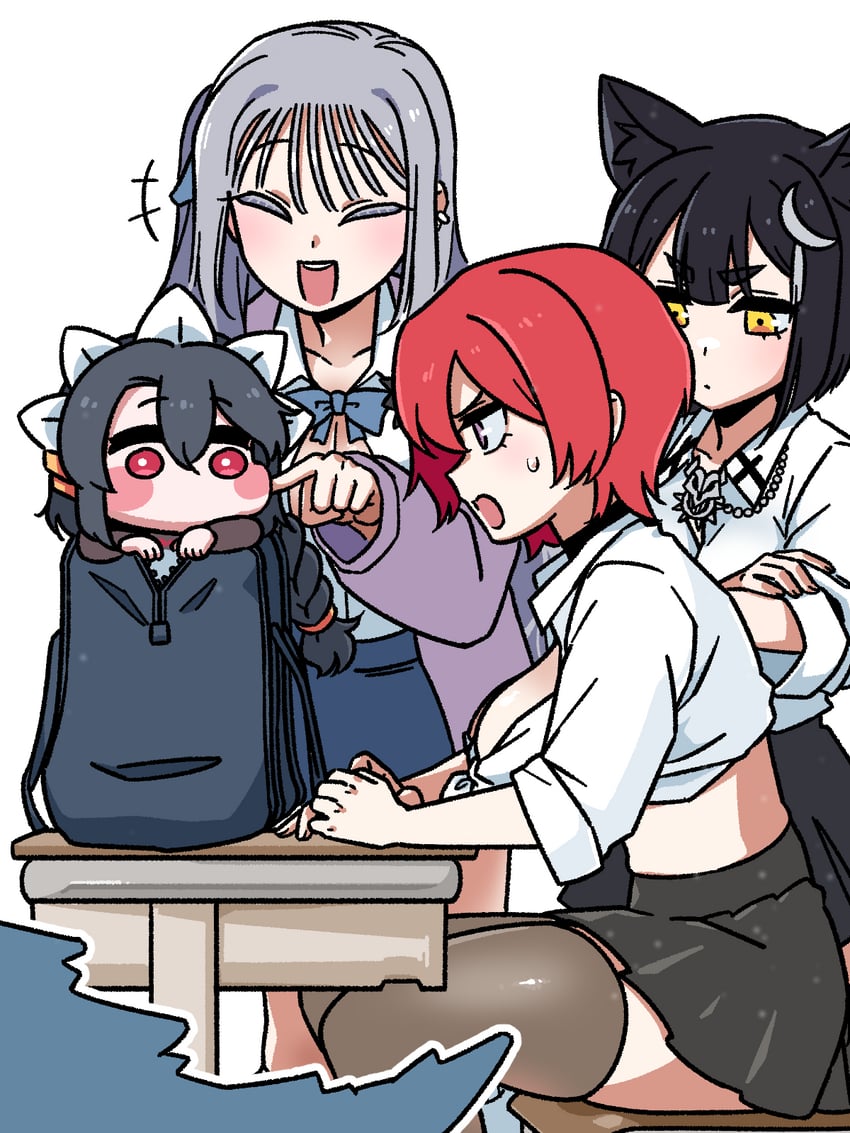 black wyrm, cheona, janghwa, vargr, fafnir, and 1 more (last origin) drawn by mogijabgo
