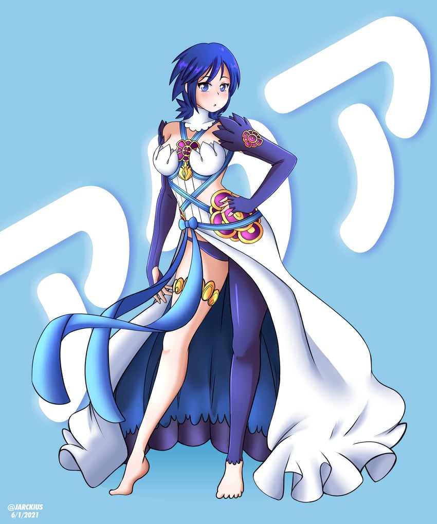 azura and aqua (fire emblem and 2 more) drawn by jarckius