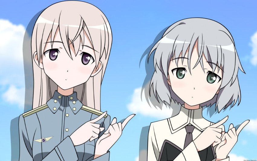 sanya v. litvyak and eila ilmatar juutilainen (world witches series and 1 more) drawn by negativezero