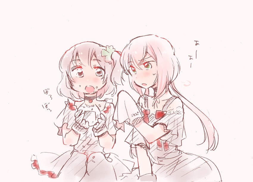 toda eulalia kotohi and l (assault lily) drawn by santouka