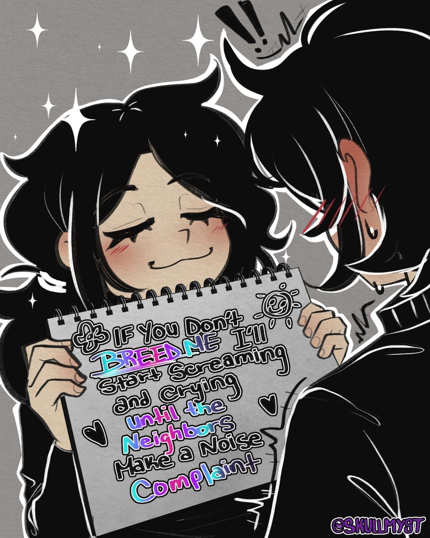 ashley graves and andrew graves (the coffin of andy and leyley) drawn by skullmyst