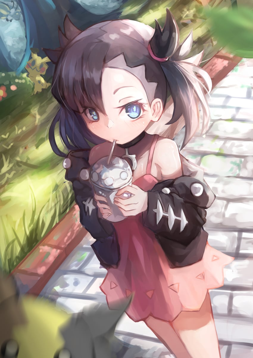 marnie, morpeko, and mimikyu (pokemon and 1 more) drawn by elxion