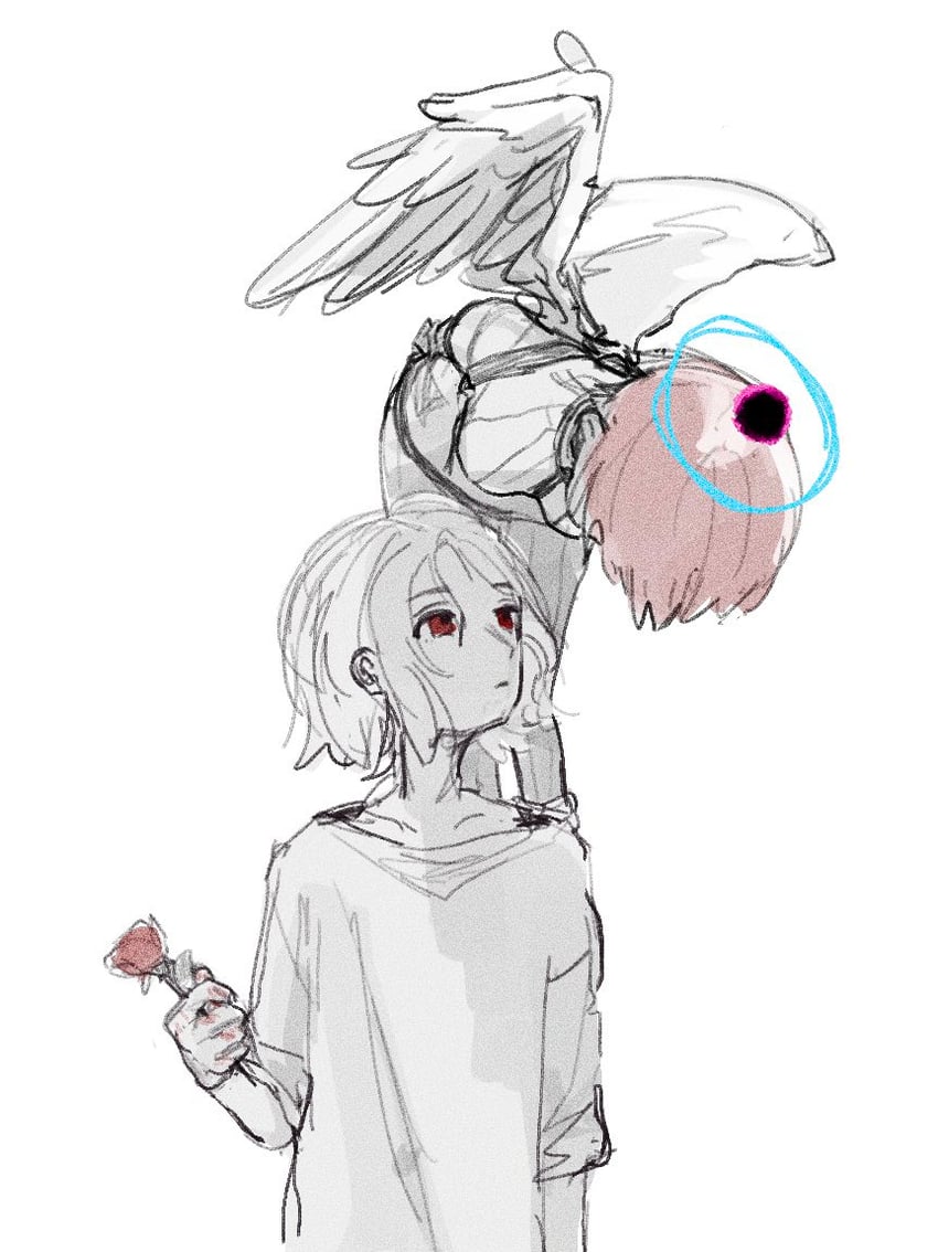 amate yuzuriha and shuji ito (gundam and 1 more) drawn by wadakushiii
