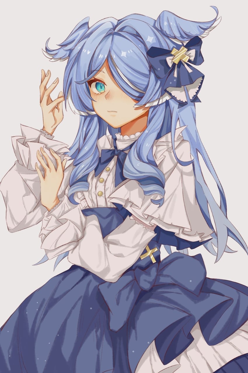 elira pendora (nijisanji and 1 more) drawn by kawaue7