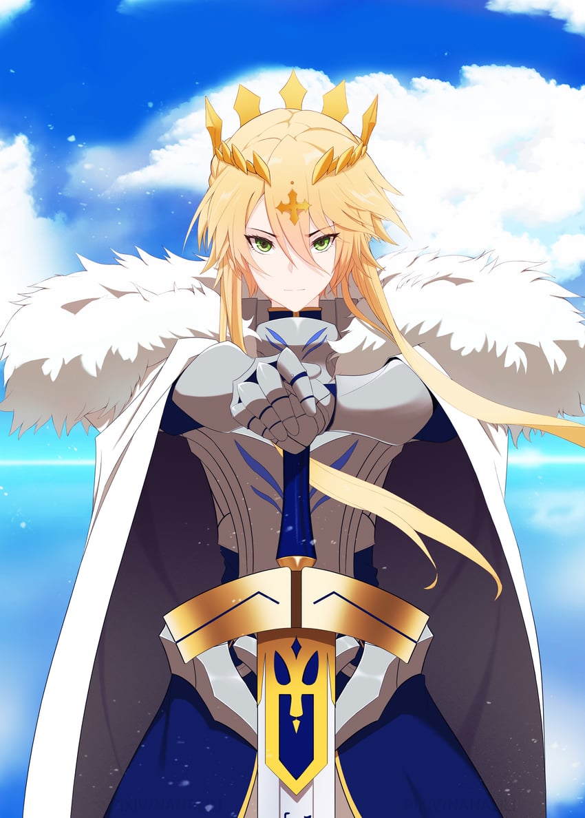 artoria pendragon (fate and 1 more) drawn by nanalili