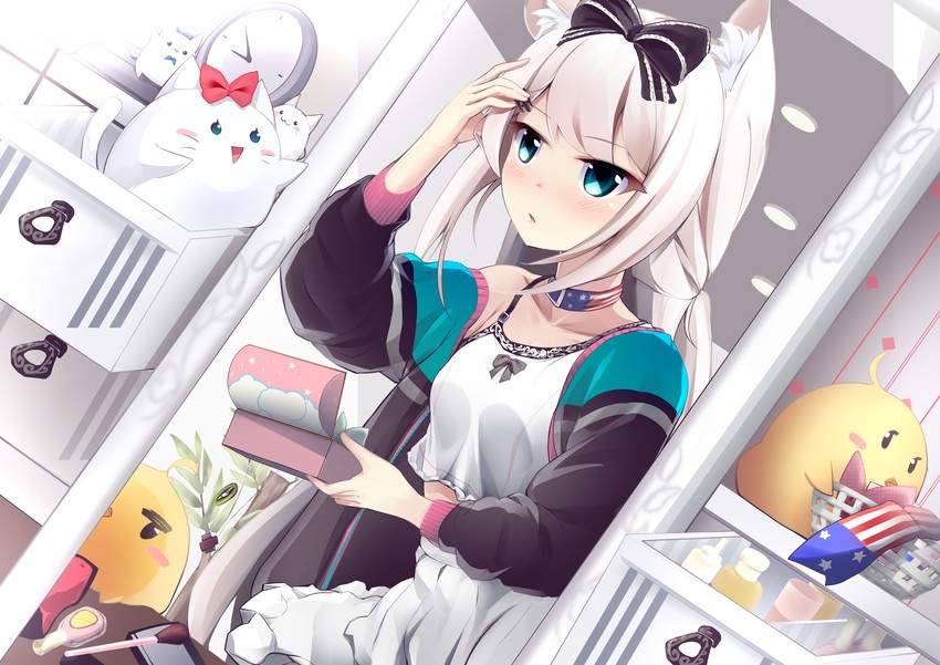manjuu, hammann, and meowfficer (azur lane) drawn by kureha_(angelite)